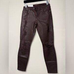 For all mankind 7 jeans waxed skinny jeans size 26